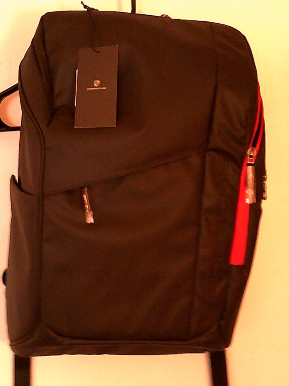 NEW PORSCHE "Genuine Porsche 2N1 Urban Back Pack" MEN'S BLACK RED WAP0355110PUTR